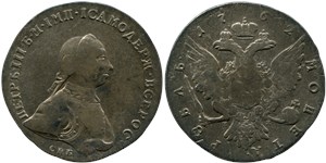 Рубль 1762 (СПБ НК) 1762