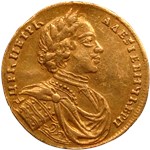 Двойной червонец 1714