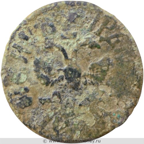 Монета Полушка 1712 года (҂АѰВI). Стоимость, разновидности, цена по каталогу. Аверс