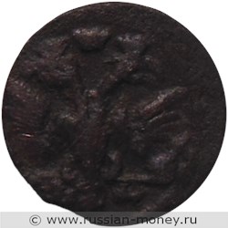 Монета Полушка 1721 года (҂АѰКА, ВРП НД). Стоимость, разновидности, цена по каталогу. Аверс