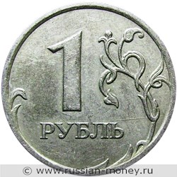 Монета 1 рубль 2007 года (ММД). Стоимость, разновидности, цена по каталогу. Реверс