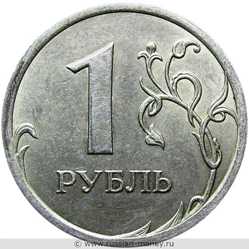 Монета 1 рубль 2008 года (СПМД). Стоимость, разновидности, цена по каталогу. Реверс