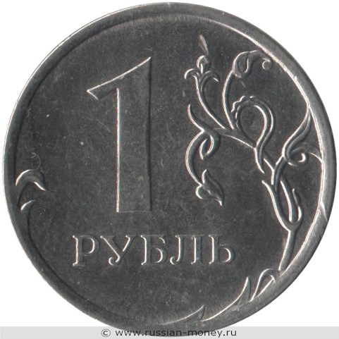 Монета 1 рубль 2012 года (ММД). Стоимость, разновидности, цена по каталогу. Реверс