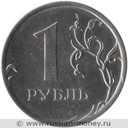 Монета 1 рубль 2012 года (ММД). Стоимость, разновидности, цена по каталогу. Реверс