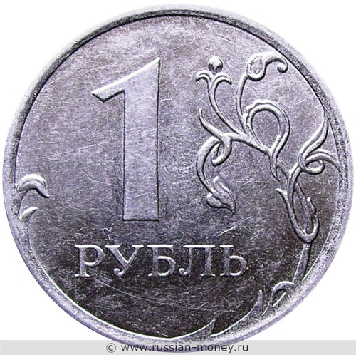 Монета 1 рубль 2013 года (ММД). Стоимость, разновидности, цена по каталогу. Реверс