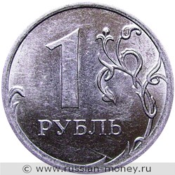 Монета 1 рубль 2014 года (ММД). Стоимость, разновидности, цена по каталогу. Реверс