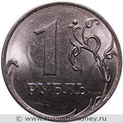 Монета 1 рубль 2018 года (ММД). Стоимость, разновидности, цена по каталогу. Реверс