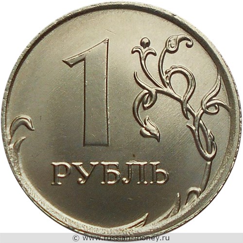 Монета 1 рубль 2020 года (ММД). Стоимость, разновидности, цена по каталогу. Реверс