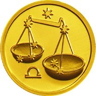 Монета 25 рублей 2002 года Знаки зодиака. Весы. Стоимость. Аверс