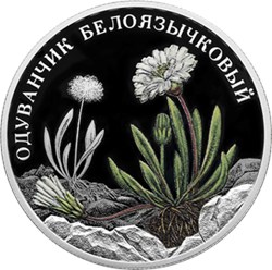 Монета 2 рубля 2022 года Одуванчик белоязычковый. Реверс