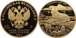 Сохраним наш мир. Полярный волк 2020