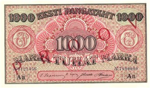 1000 марок 1922 года 1922
