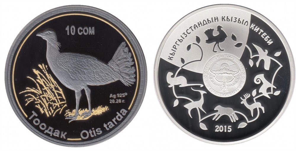 10 сом 2015 года Дрофа. Разновидности, подробное описание