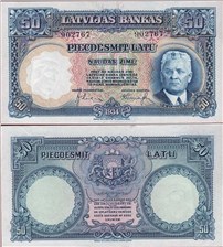 50 латов 1934 1934