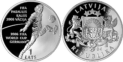 1 лат 2004 года Чемпионат мира по футболу 2006. Разновидности, подробное описание