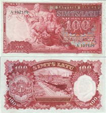 100 латов 1939 1939
