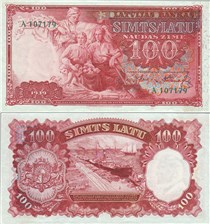 100 латов 1939 1939