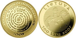 100 литов 2007 года 