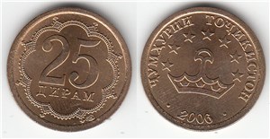 25 дирамов (магнитный металл) 2006 2006