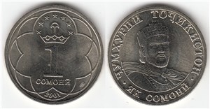 1 сомони 2001 2001