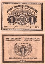 1 марка 1919 года 1919