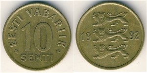 10 сентов 1991 года 1991