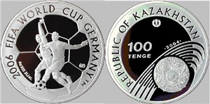 100 тенге 2004 