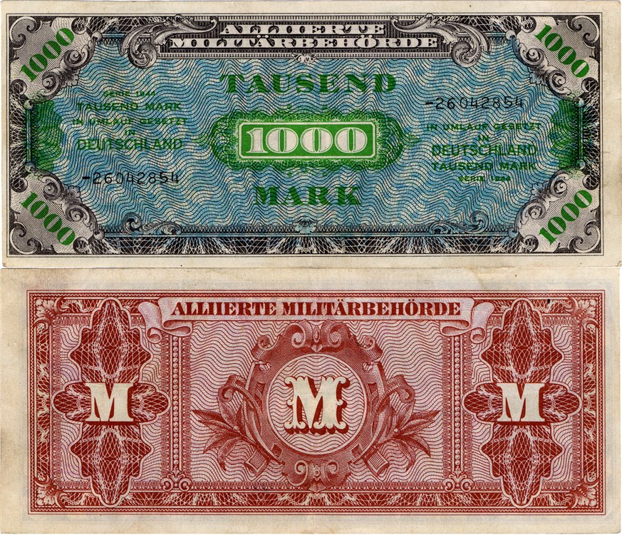 Банкнота 1000 марок 1944