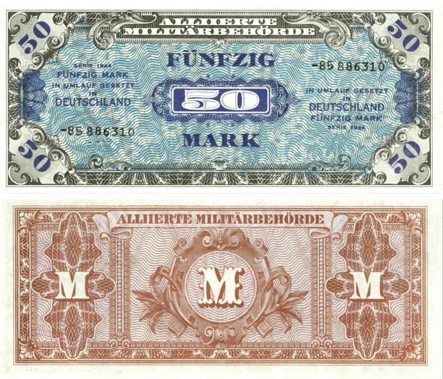 Банкнота 50 марок 1944