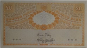 20 марок золотом. Финляндский банк 1909 1909