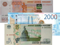 Билеты банка России (выпуски 1997-2022)